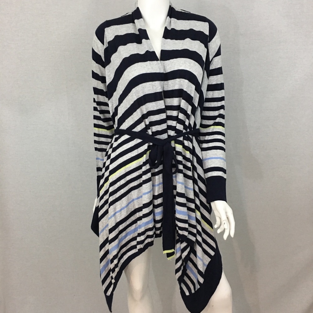 SOLD Medium Anthro Moth Open Front Hi/Low Cardigan - Picture 7 of 8